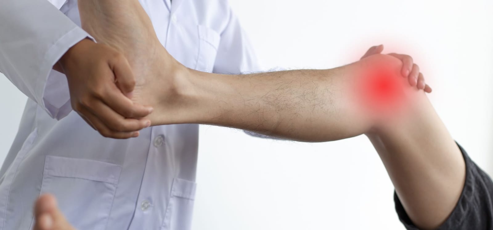 Physical therapists or physicians perform physical therapy for patients admitted to the hospital, Massage or muscle relaxation and physical therapy concept.