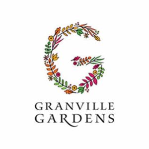 The logo for Granville Gardens, a provider of Long-Term Care and Home Services.