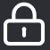White padlock icon on a dark gray background, symbolizing security or a locked status—an ideal visual for an Occupational Therapy Service focused on privacy and protecting client information.